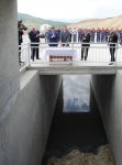Prezident İlham Əliyev Şabran rayonunda 10,7 kilometrlik birinci mərhələsi istismara verilən Vəlvələçay-Taxtakörpü kanalı ilə tanış olmuşdur(FOTO)